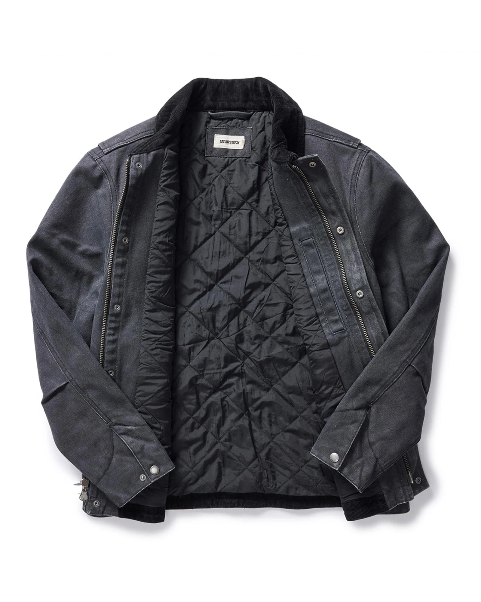 The Workhorse Jacket in Coal Chipped Canvas - Image 5