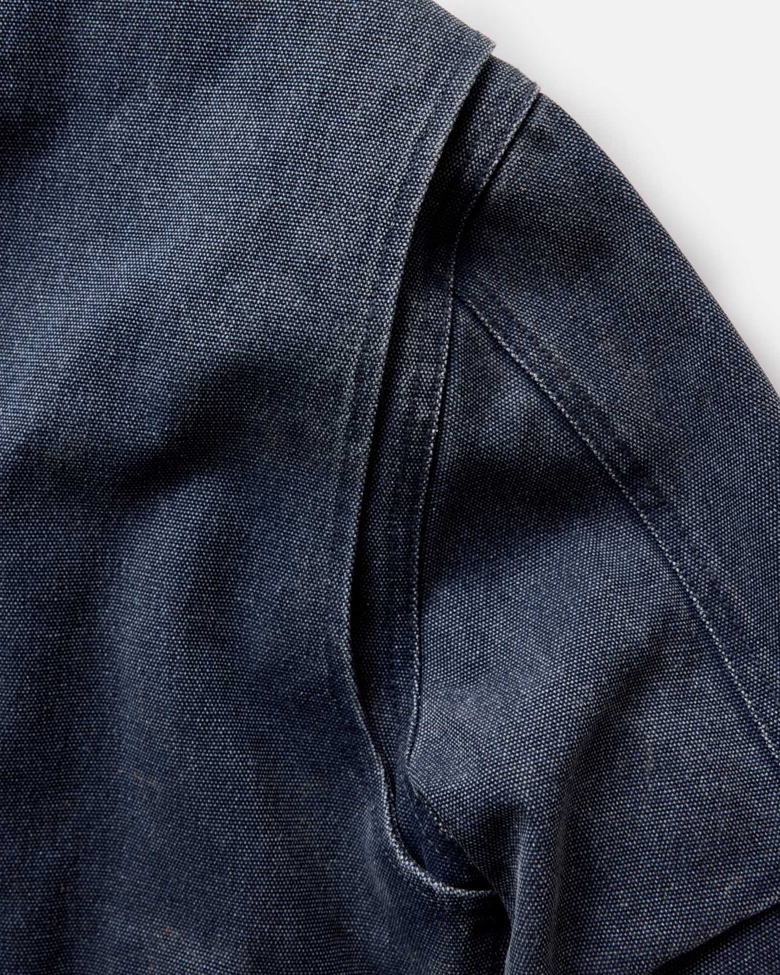 The Workhorse Jacket in Navy Chipped Canvas - Image 9