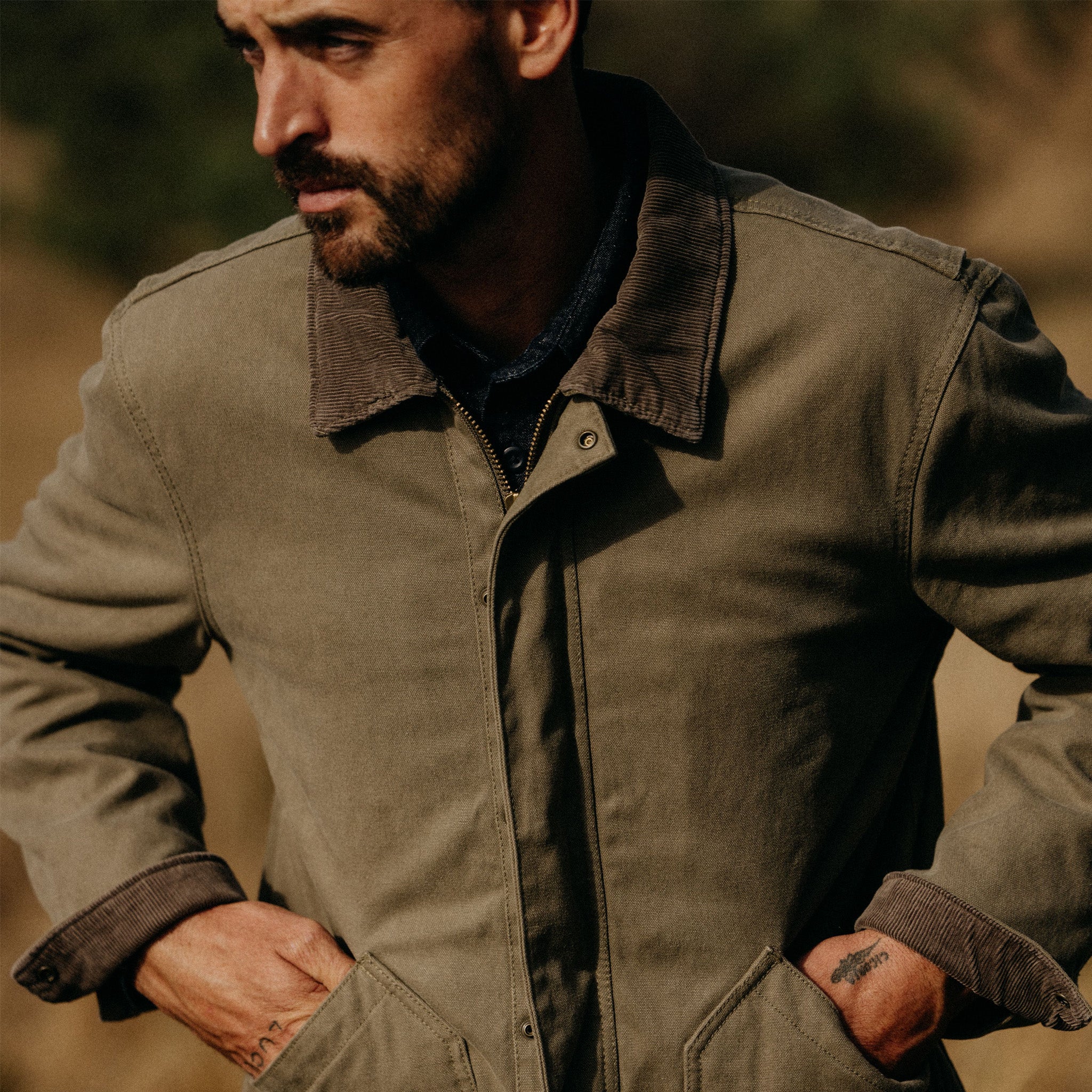 The Workhorse Jacket in Stone Boss Duck - Image 3