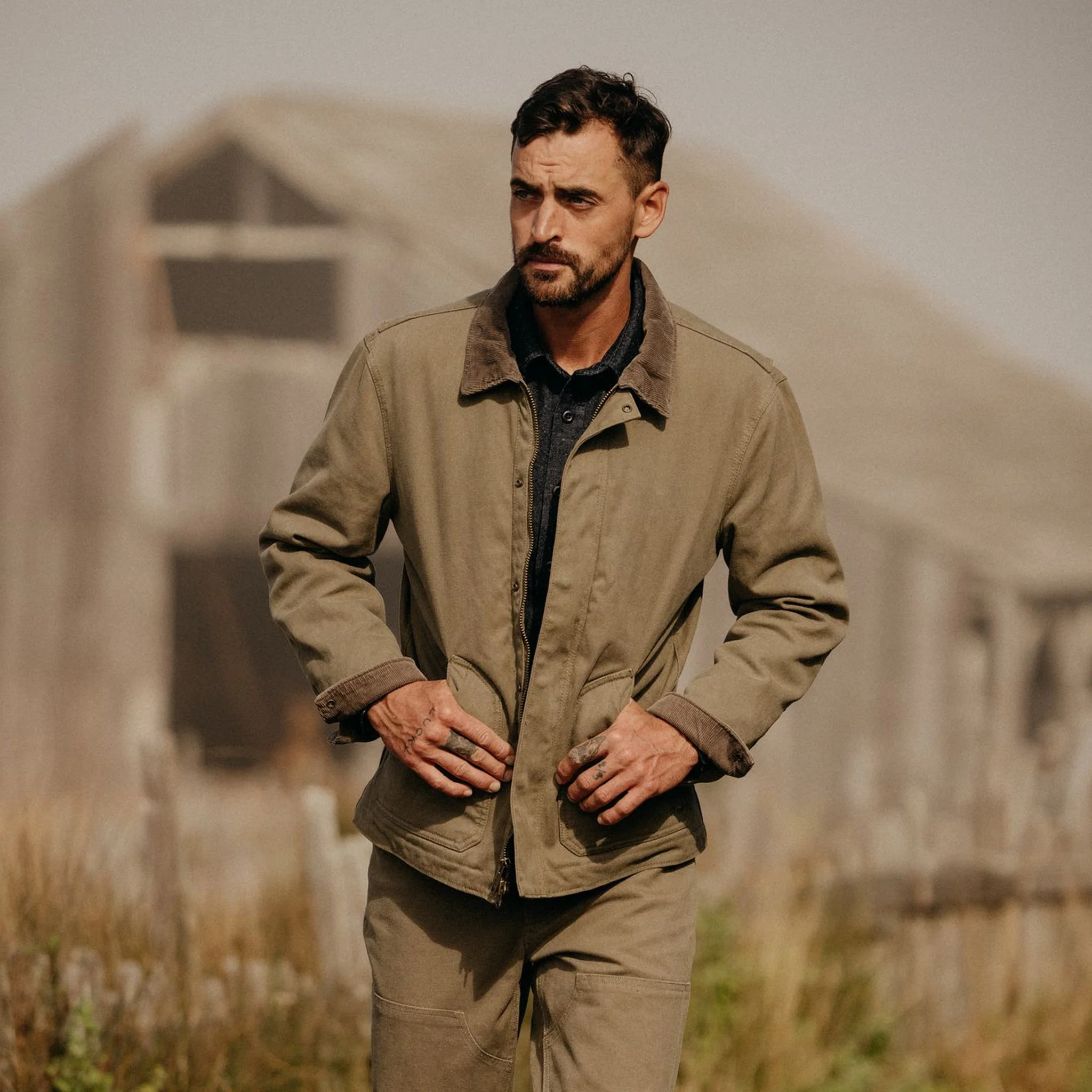The Workhorse Jacket in Stone Boss Duck - Image 4