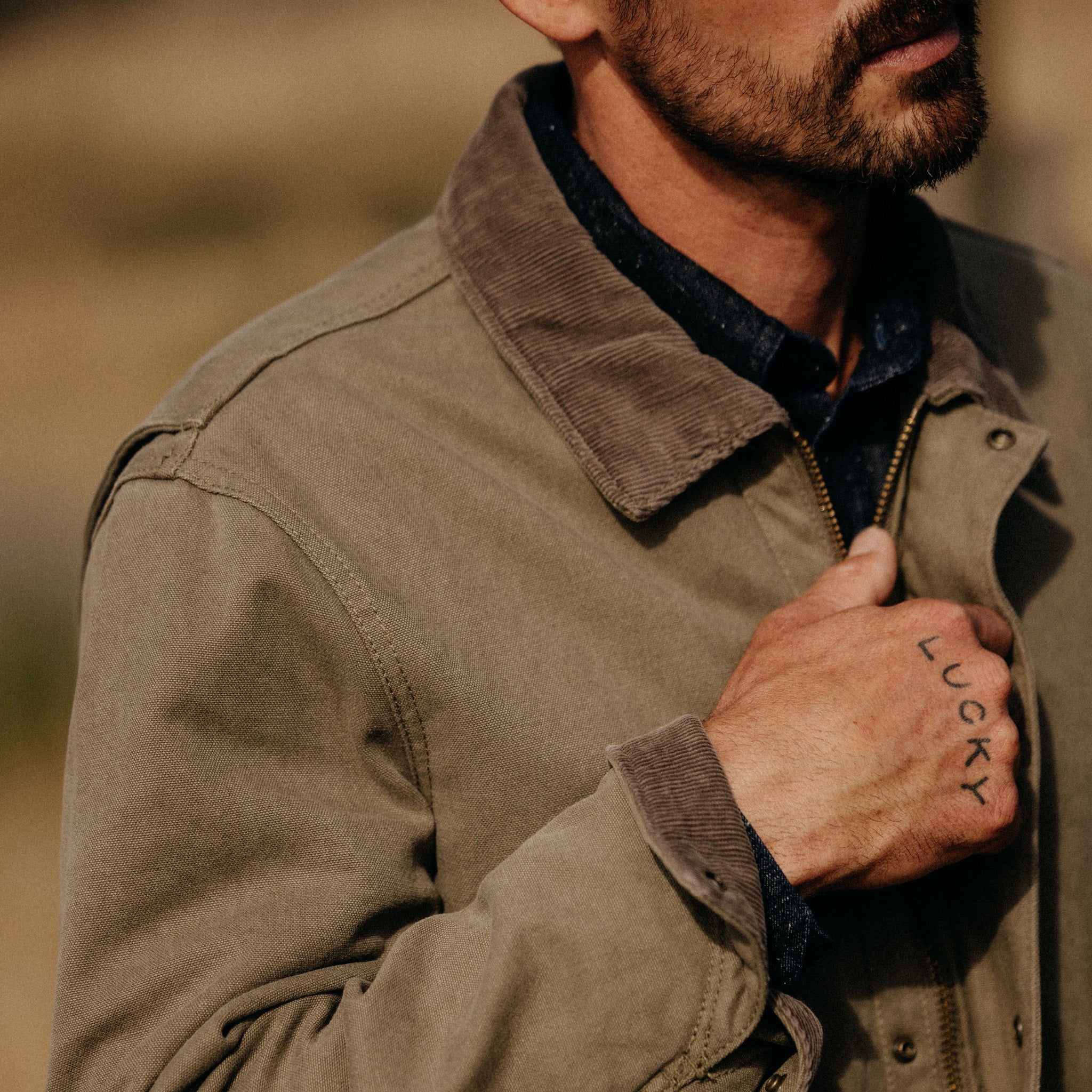 The Workhorse Jacket in Stone Boss Duck - Image 5