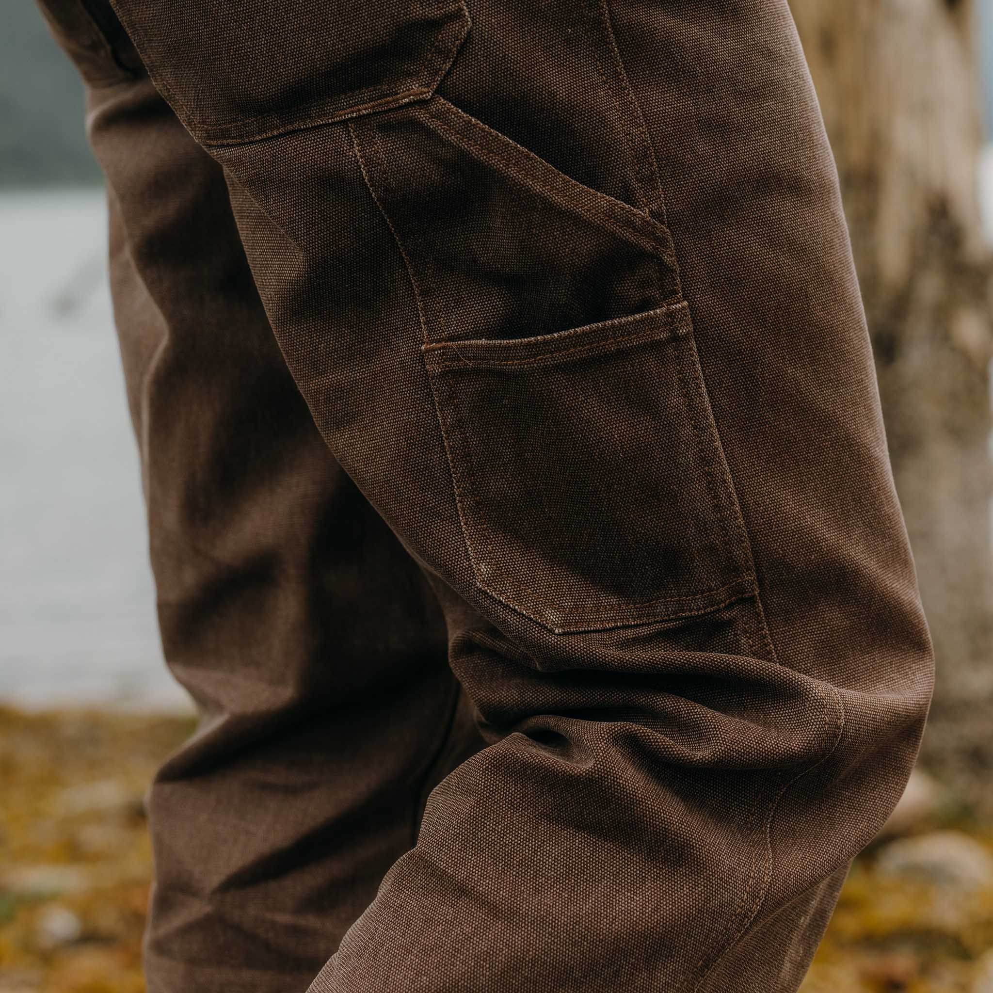 The Workhorse Pant in Aged Penny Chipped Canvas - Image 3