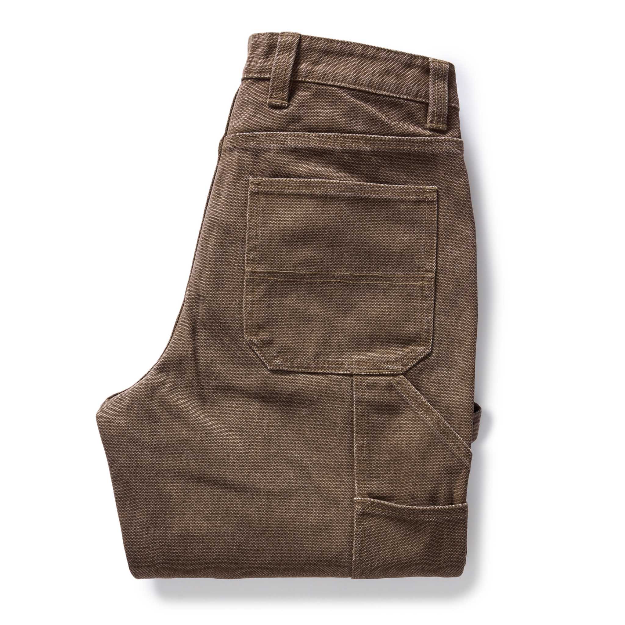 The Workhorse Pant in Aged Penny Chipped Canvas - Image 8