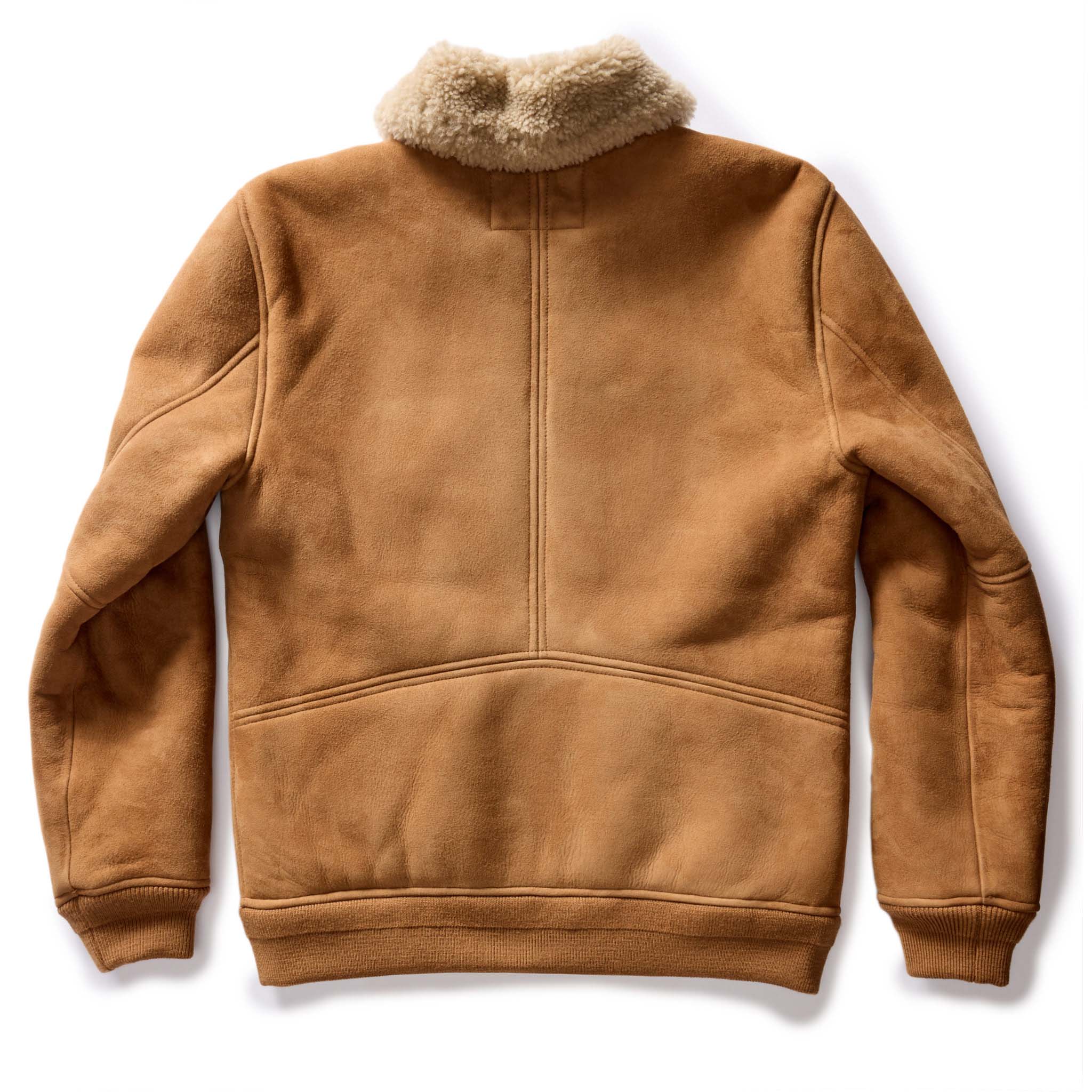 The Wright Jacket in Camel Shearling Leather - Image 8
