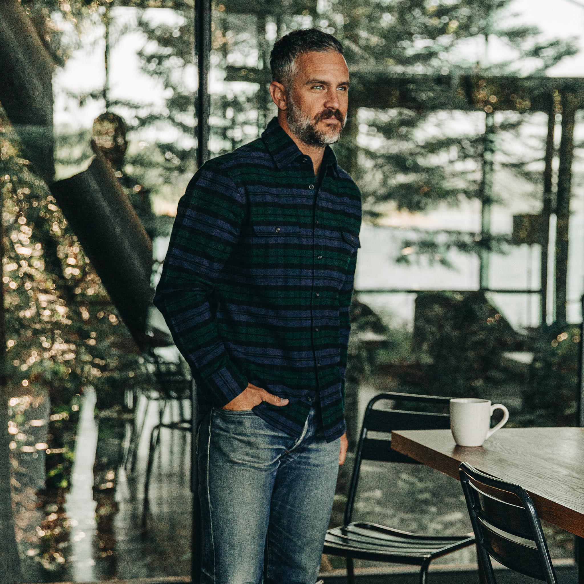 The Yosemite Shirt in Blackwatch Plaid - Image 2