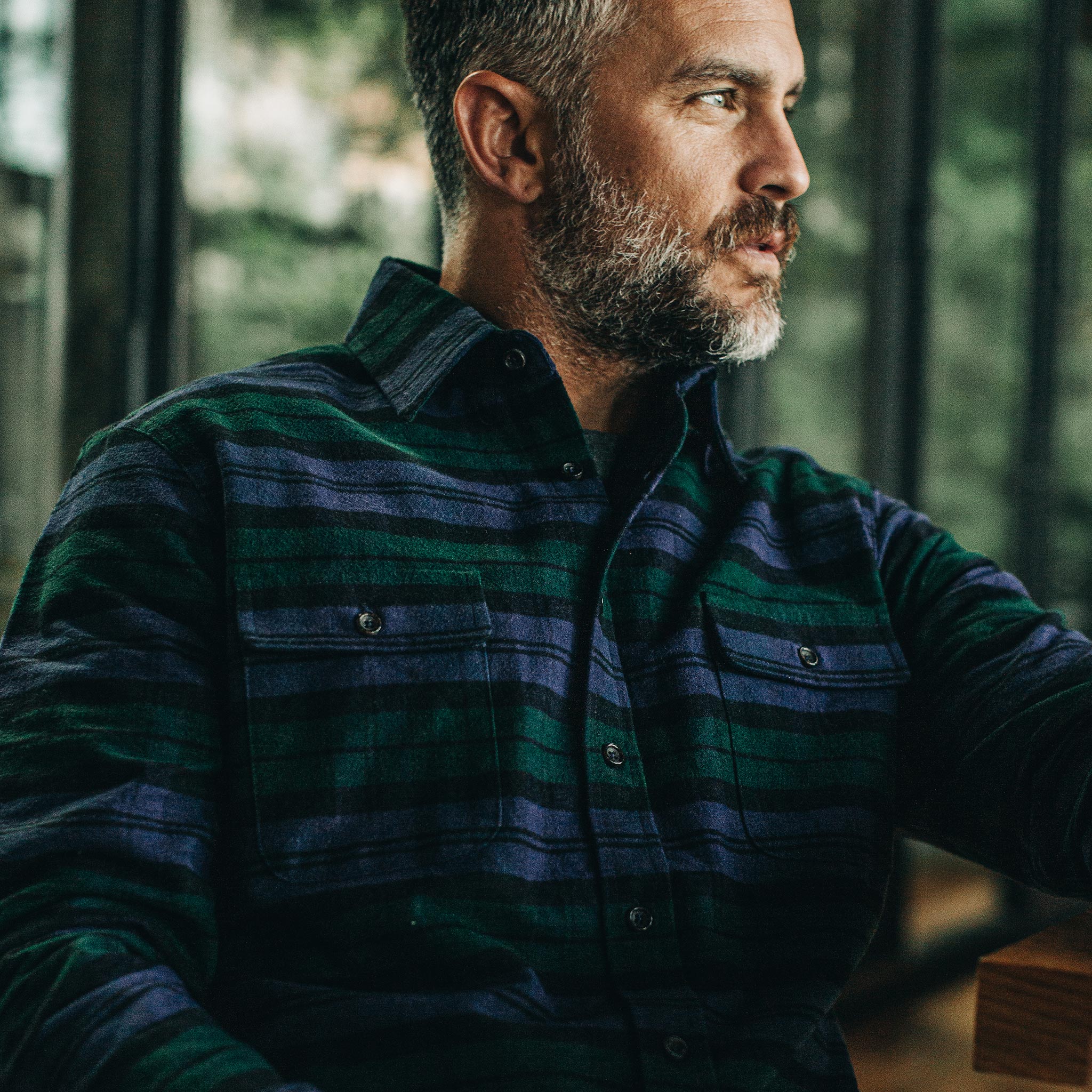 The Yosemite Shirt in Blackwatch Plaid - Image 3