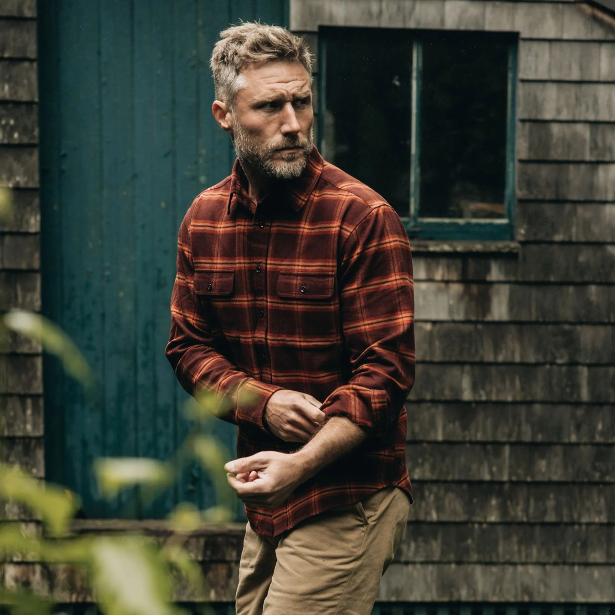 The Yosemite Shirt in Burnt Toffee Plaid - Image 2