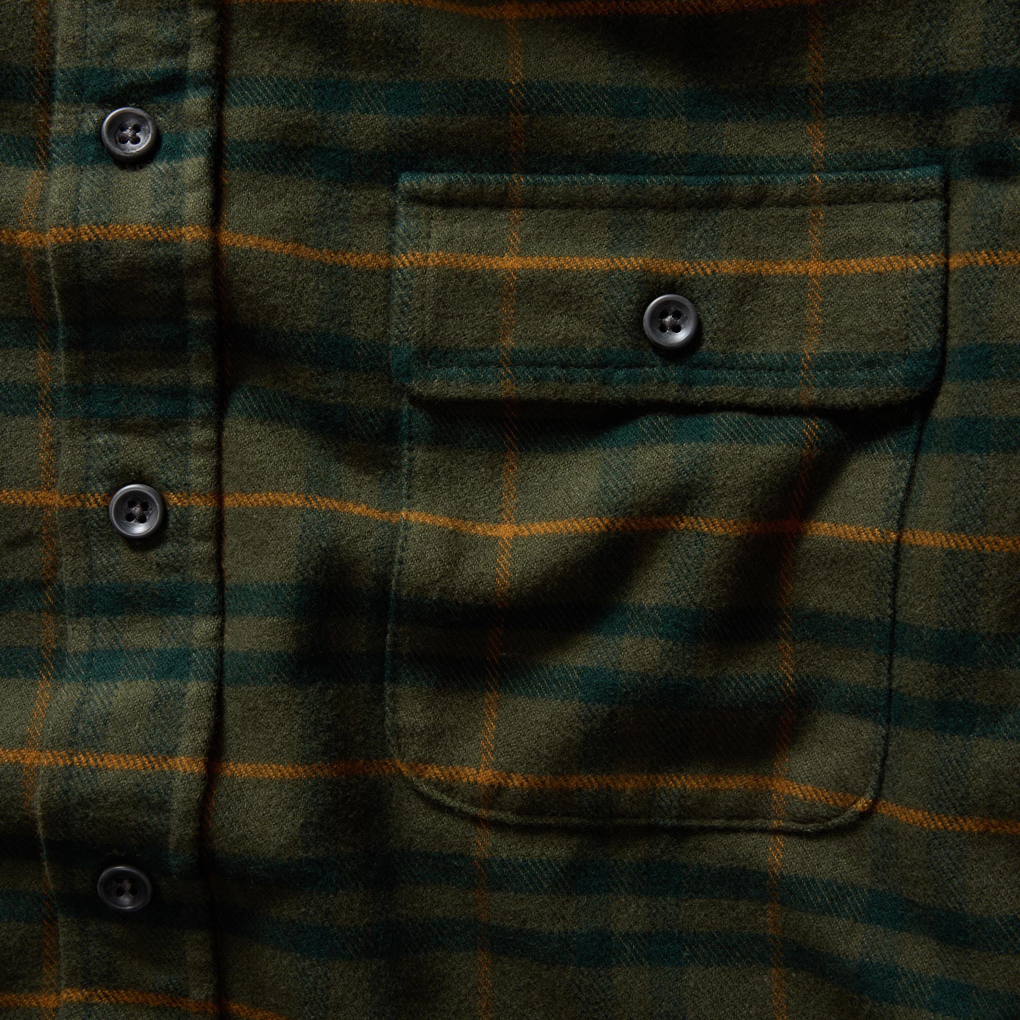 The Yosemite Shirt in Dark Forest Plaid - Image 7