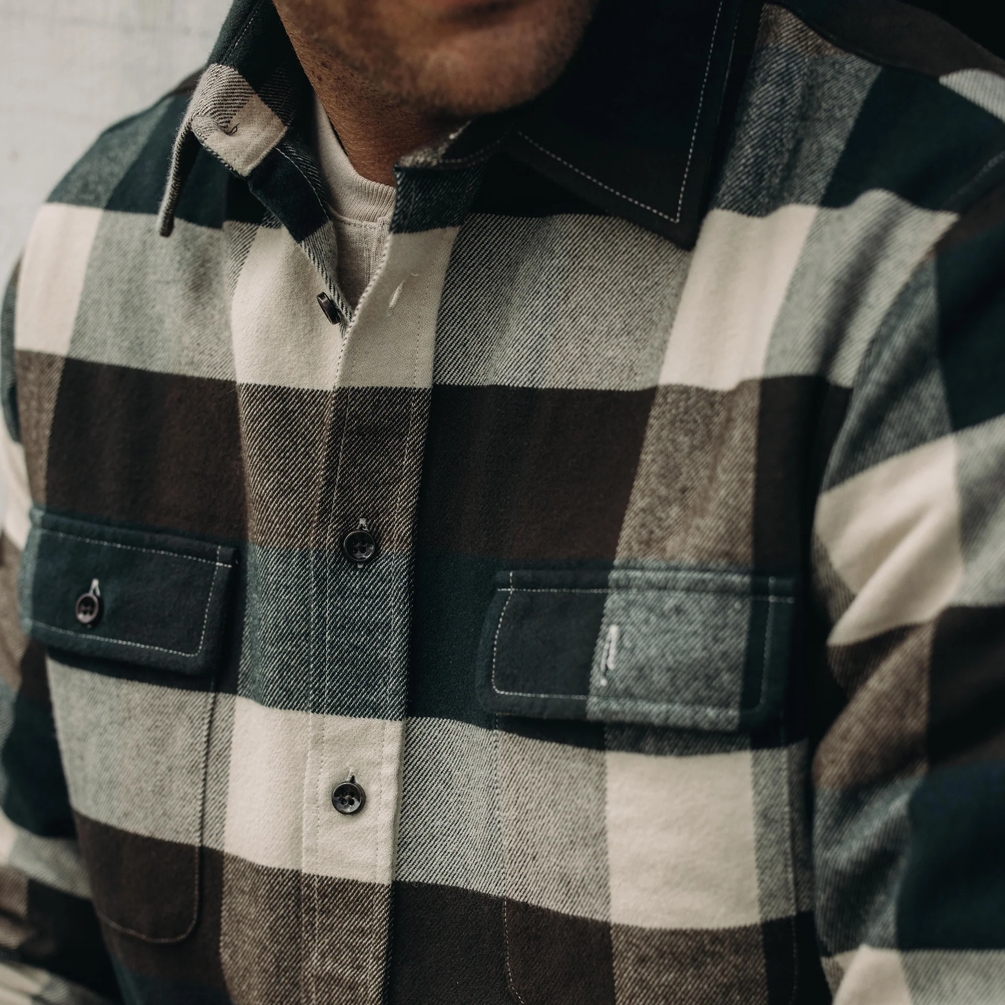 The Yosemite Shirt in Evergreen Check - Image 3