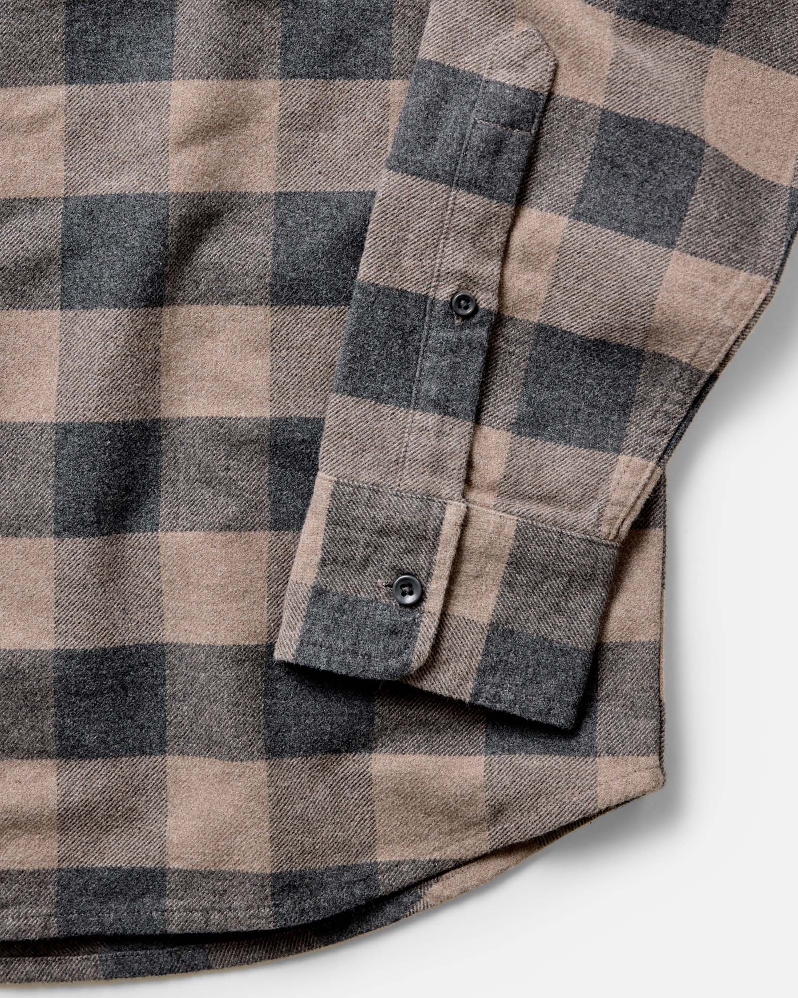 The Yosemite Shirt in Heather Sable Buffalo Check - Image 8