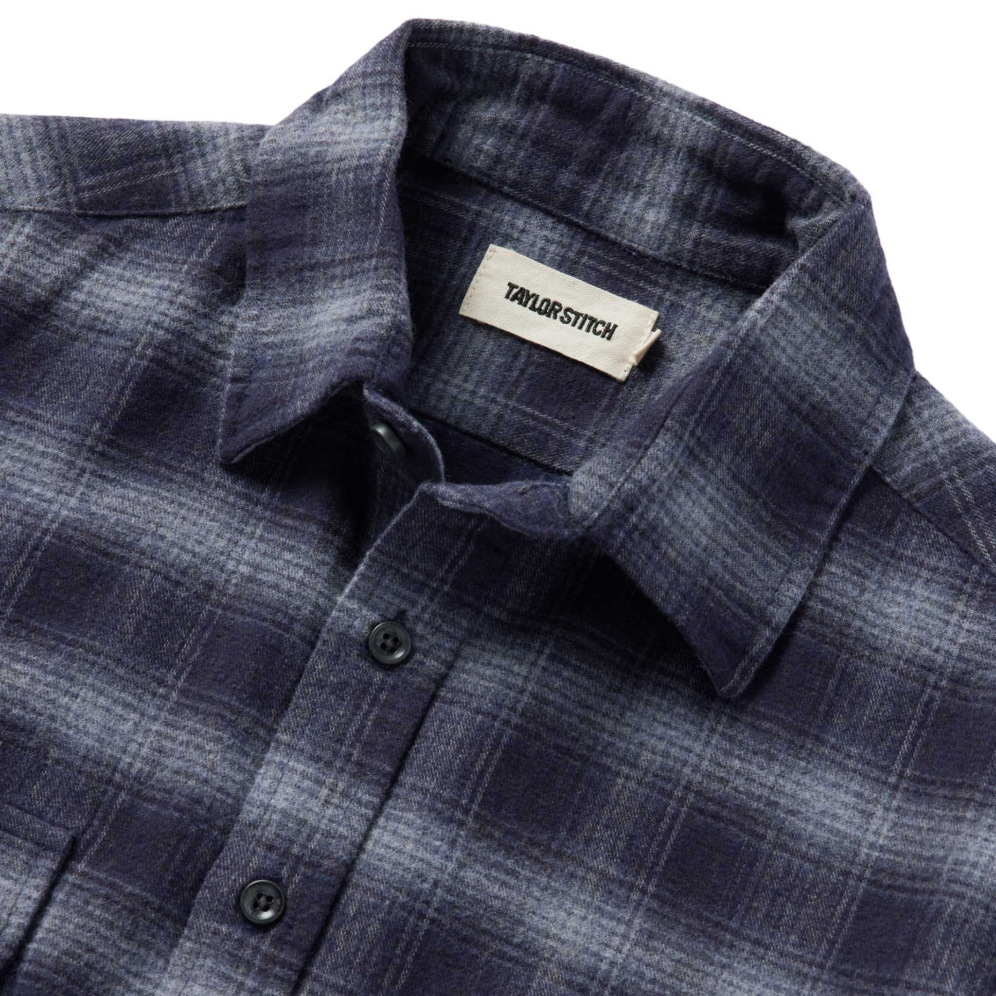 The Yosemite Shirt in Navy Shadow Plaid - Image 5