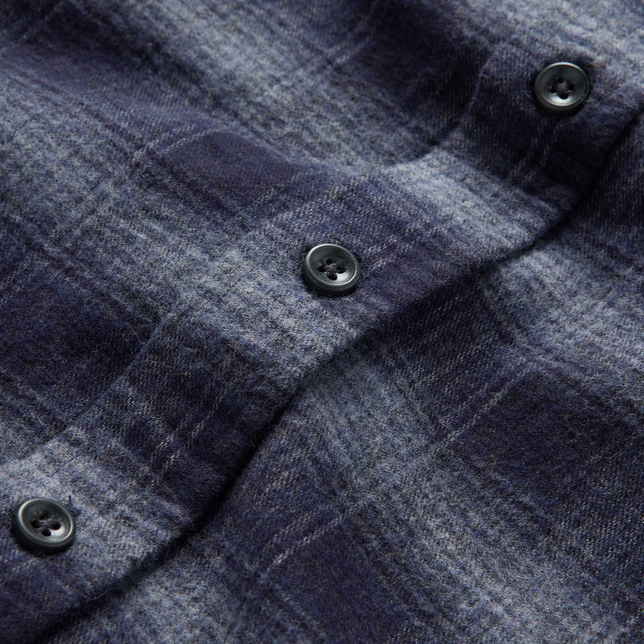 The Yosemite Shirt in Navy Shadow Plaid - Image 7