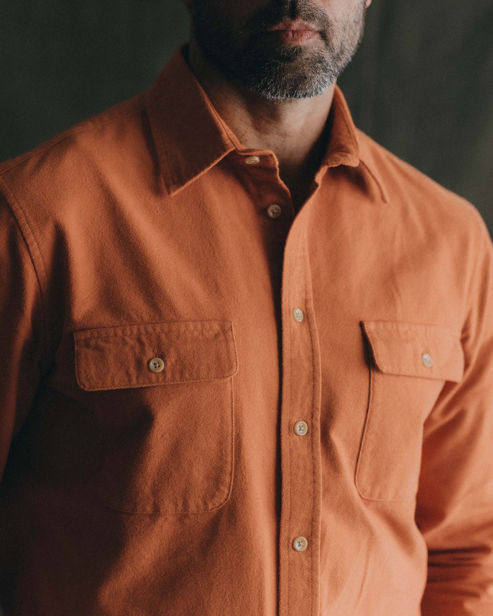 The Yosemite Shirt in Summit Orange - Image 3