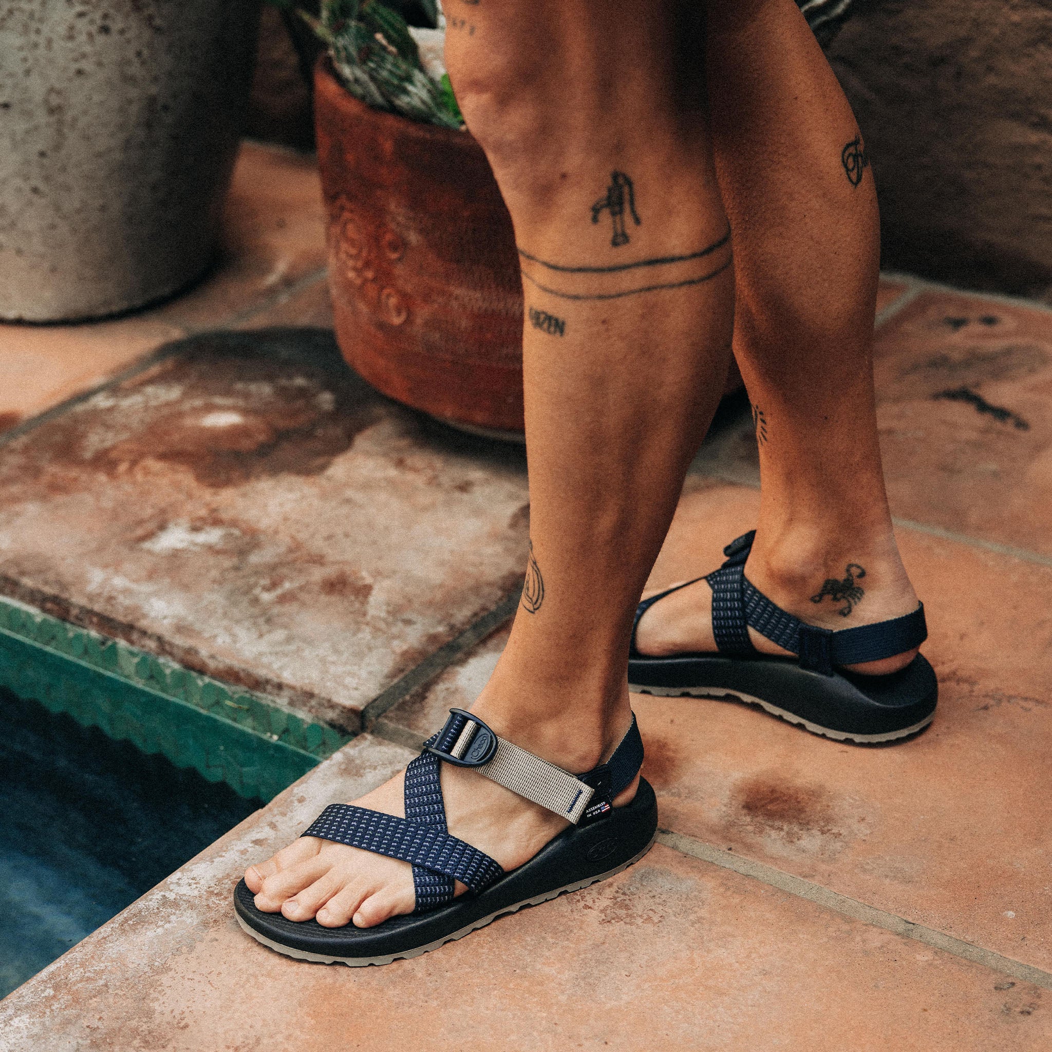 The Taylor Stitch x Chaco Z/1 USA Classic in Navy Waffle - Image 2