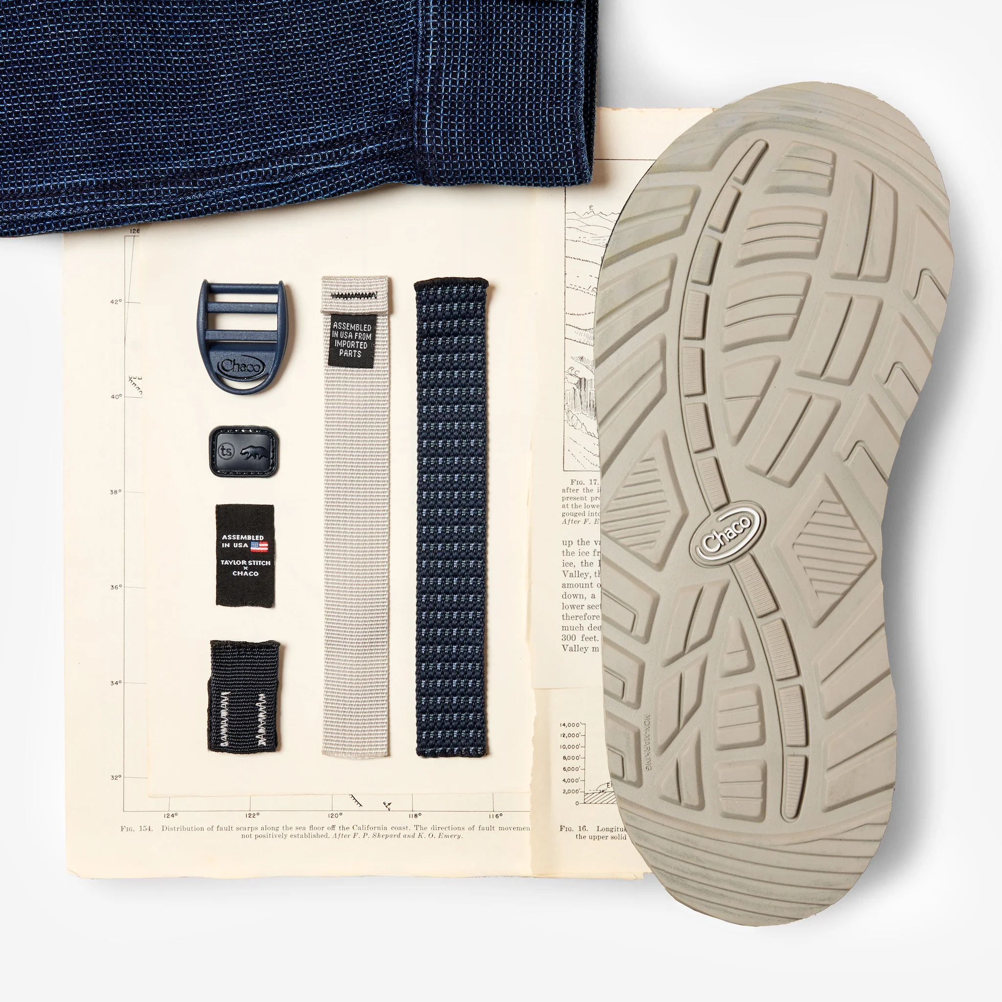 The Taylor Stitch x Chaco Z/1 USA Classic in Navy Waffle - Image 6